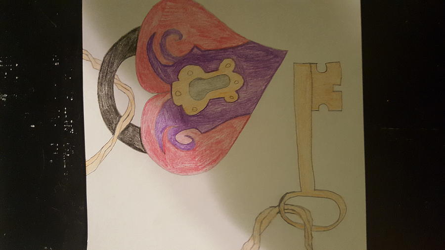 900x506 Key To My Heart Drawing - Key To My Heart Drawing