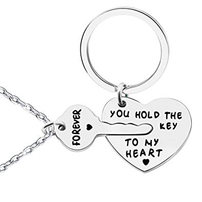395x395 lauhonmin couple key cha necklace love heart key locks - Key To My Heart Drawing