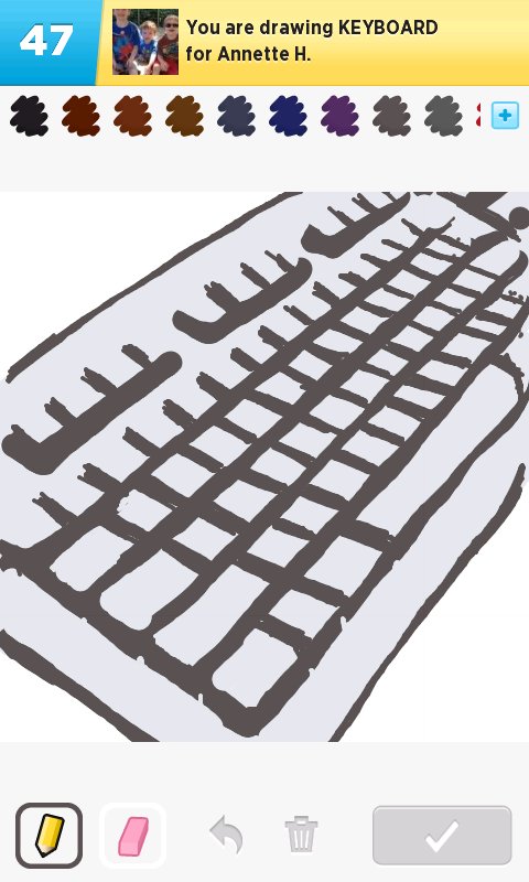 480x800 Keyboard Drawings - Keyboard Drawing