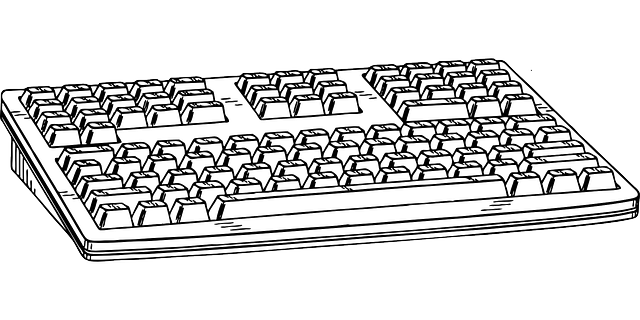 640x320 computers drawing pencil transparent png clipart free download - Keyboard Drawing Pictures