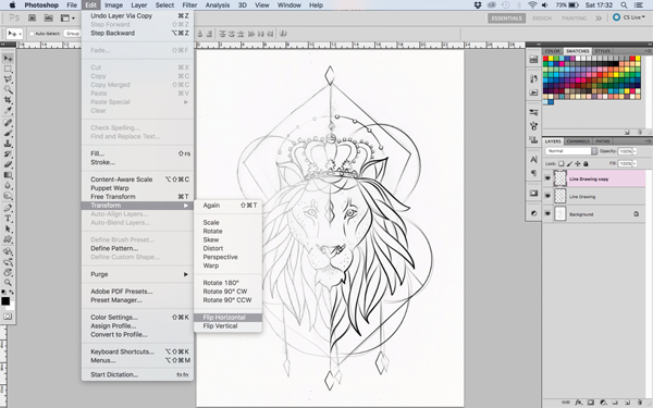 600x375 Illustrate With The Pen Tool Photoshop Creative - Keyboard Line Drawing