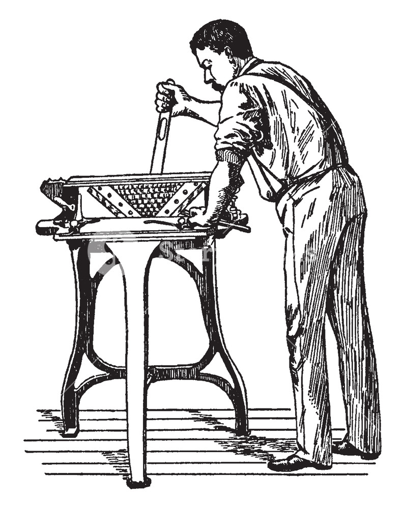 796x1000 This Illustration Represents Wood Cutting Tool Which Is Used - Keyboard Line Drawing