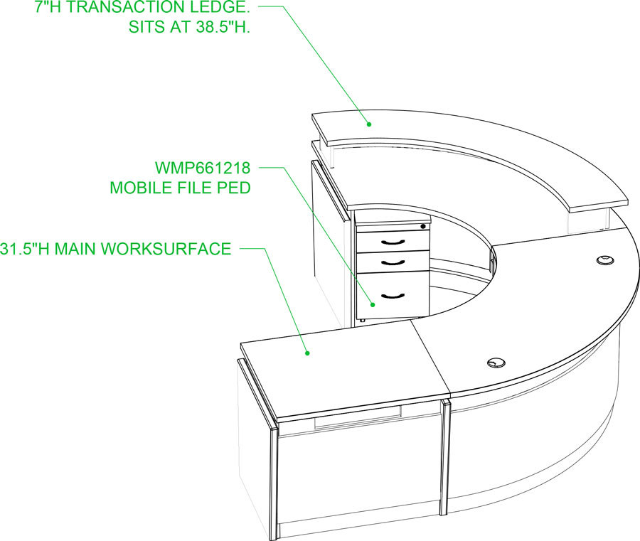 900x761 Keystone Morton Grove Desks Mediatechnologies - Keystone Drawing