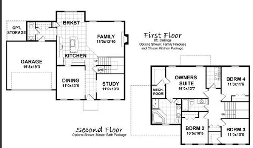 500x292 Floorplans For New Homes - Keystone Drawing