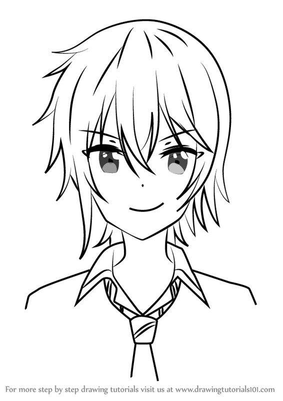 566x800 learn how to draw kikune kiba from masamune kun no revenge - Kiba Drawing