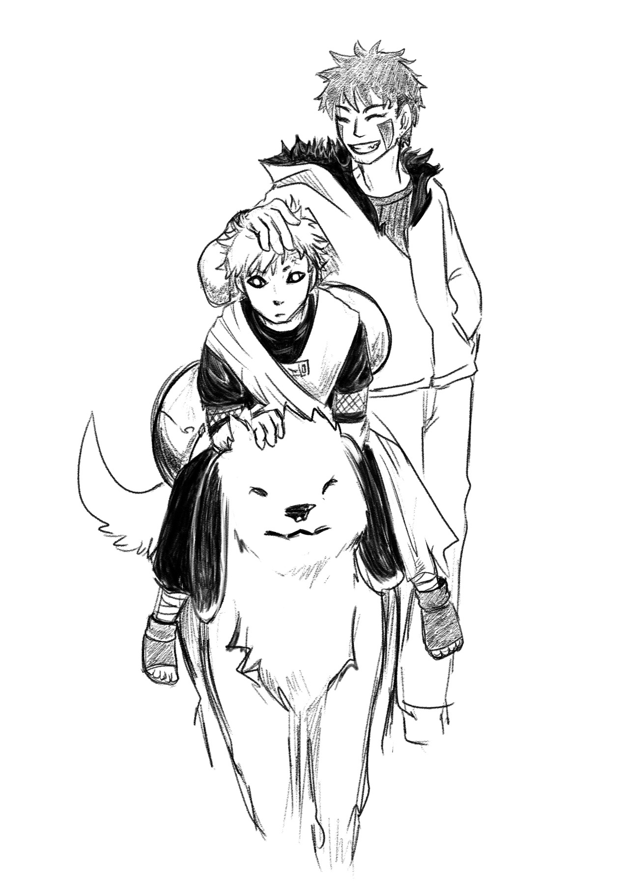 1280x1816 maymetho takes a break from drawing kiba to draw - Kiba Drawing