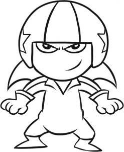 247x302 How To Draw How To Draw Kick Buttowski - Kick Drawing