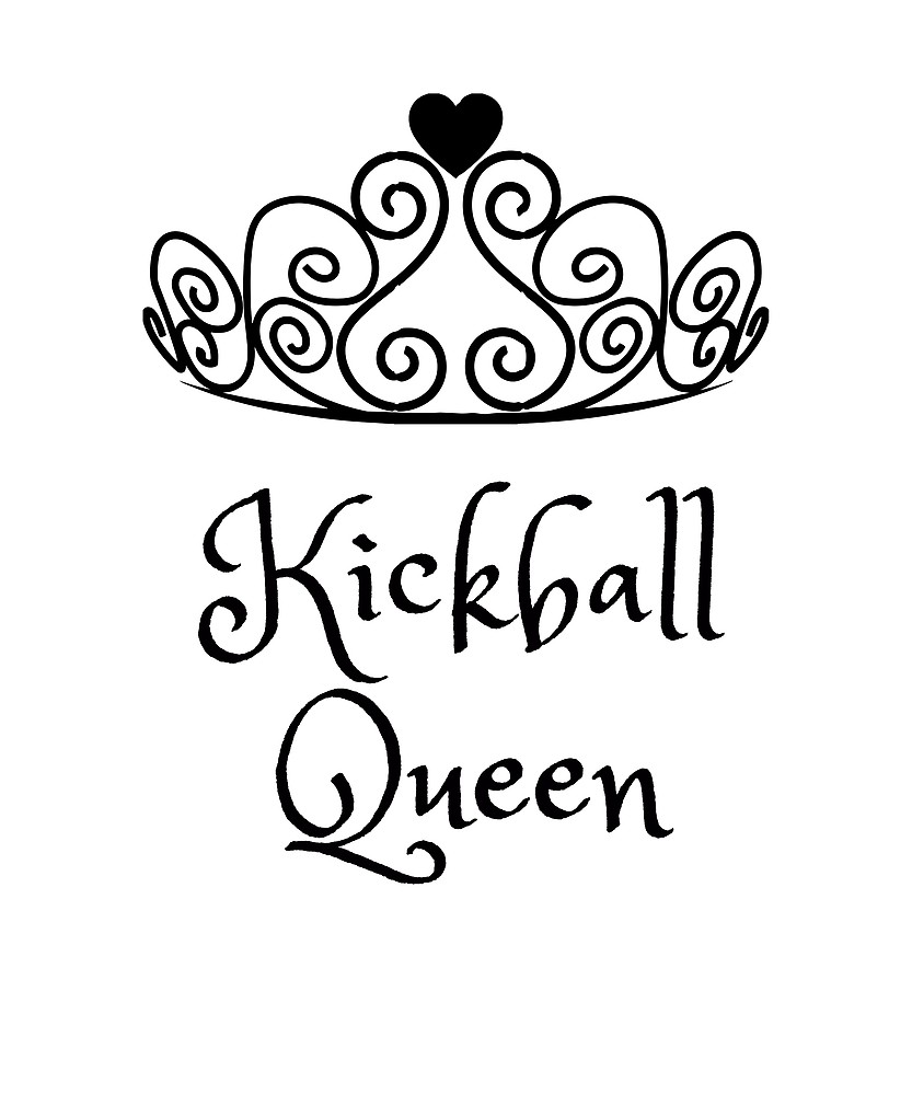 833x1000 kickball queen - Kickball Drawing