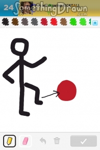 196x294  - Kickball Drawing