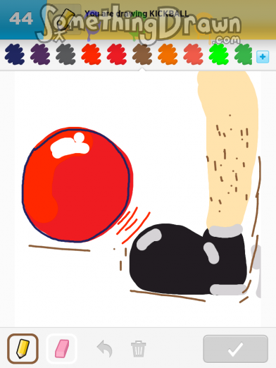 392x522  - Kickball Drawing