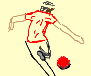 300x250 kickball drawing - Kickball Drawing