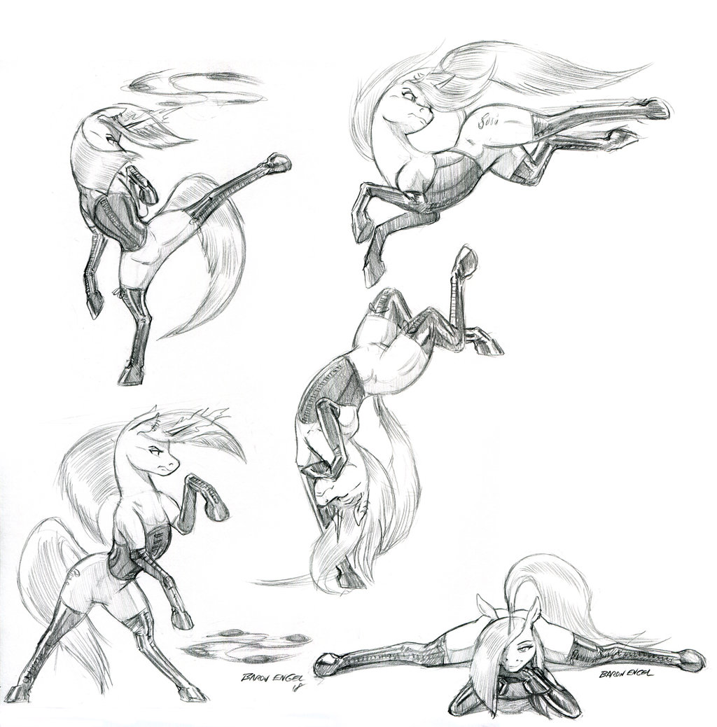 1024x1038  - Kickboxing Drawing