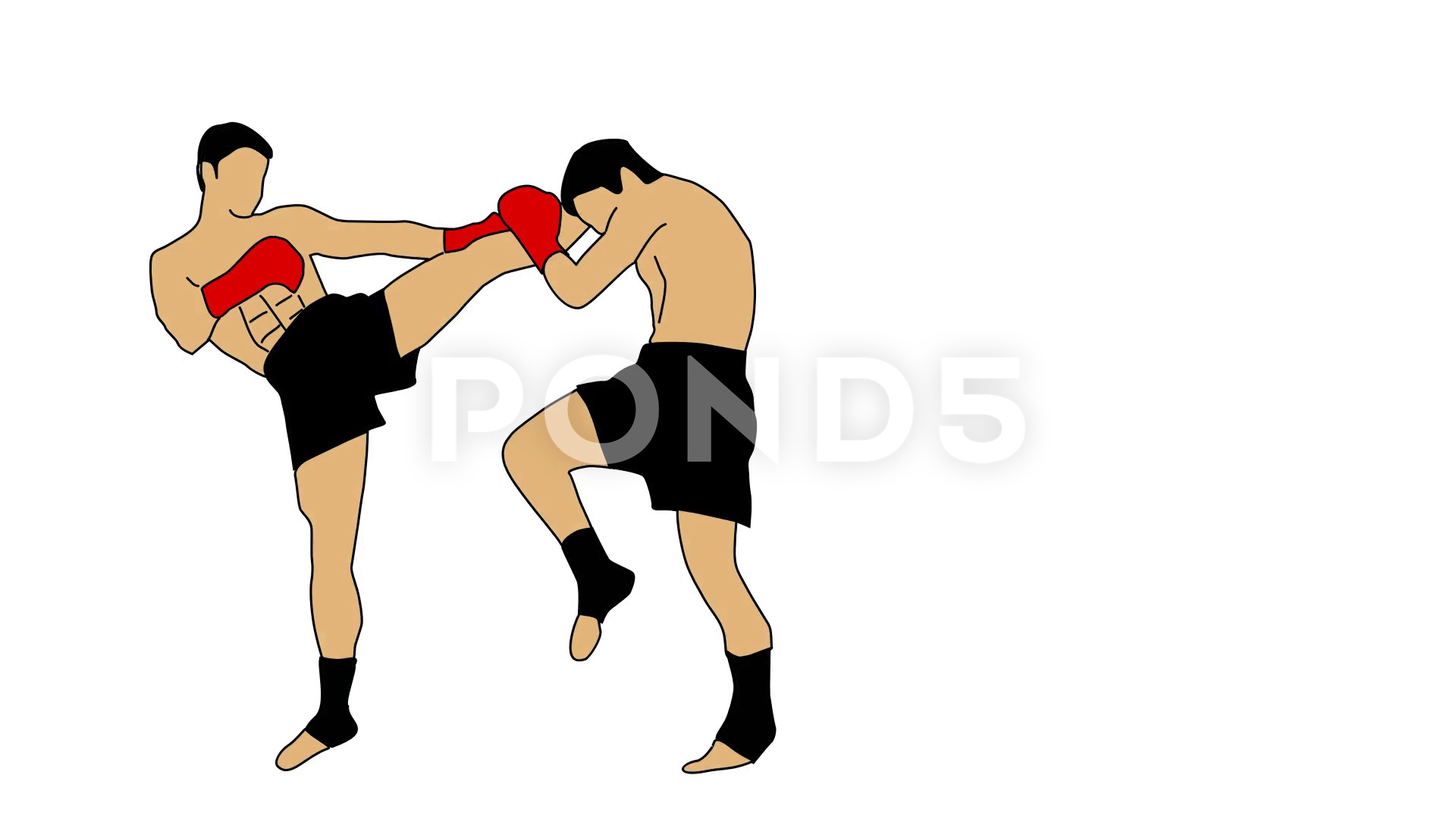 Kickboxing Drawing at Explore collection of