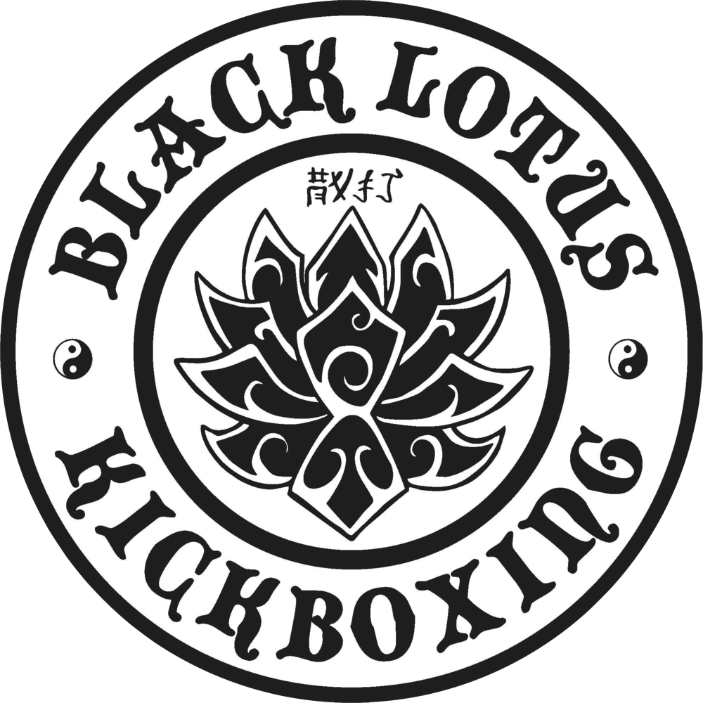 1000x1000 Black Lotus Kickboxing - Kickboxing Drawing