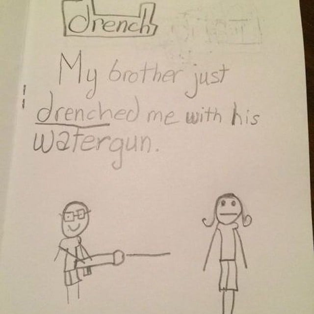 640x640 Hilariously Dirty Homework Fails Popsugar Family - Kid Drawing Fails