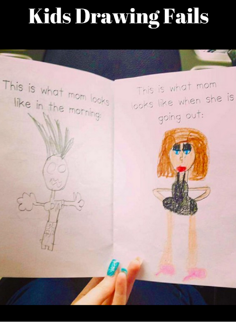 470x640 Kids Drawing Fails Funnies Funny Drawings, Drawing For Kids, Funny - Kid Drawing Fails