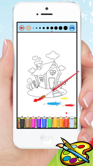 300x533 Dream House Coloring Book - Kid Drawing Games Free