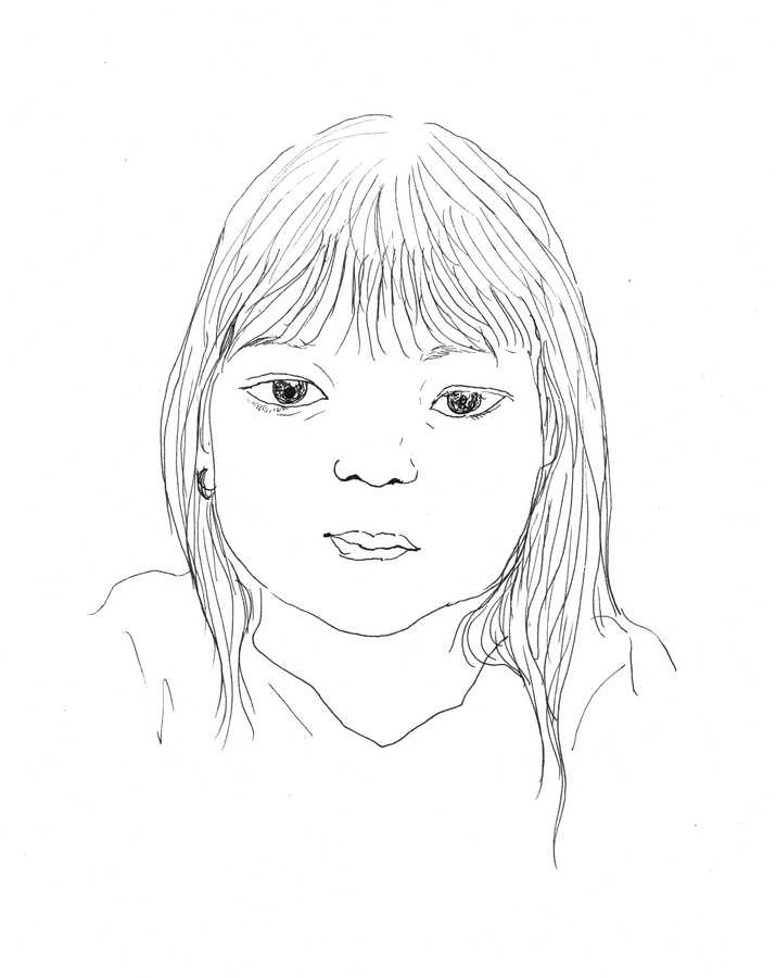 715x900 Kid Face Archive - Kid Face Drawing