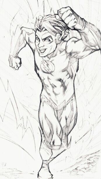 346x614 Kid Flash Drawing Comics Amino - Kid Flash Drawing