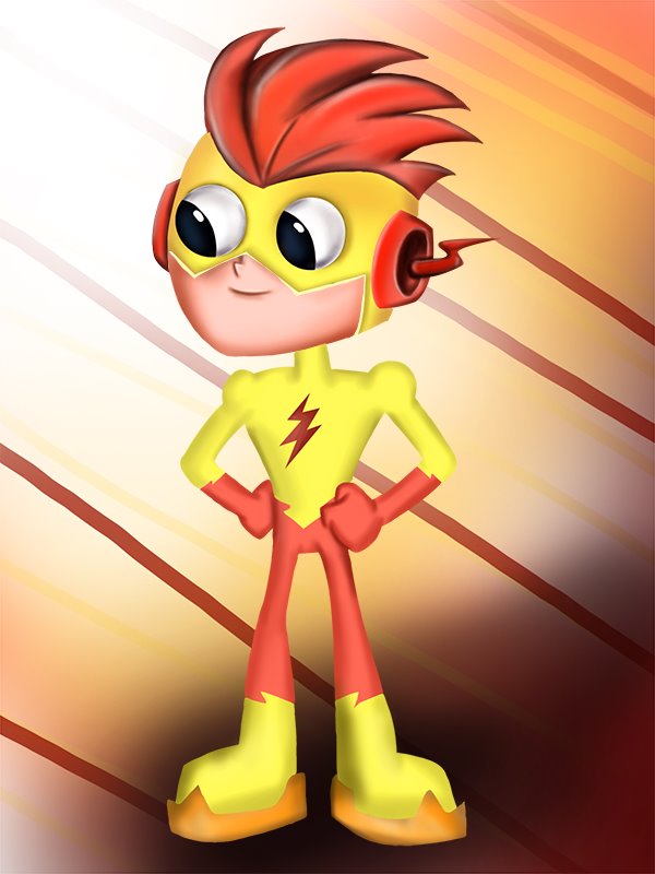 600x800 Learn How To Draw Kid Flash From Teen Titans Go - Kid Flash Drawing