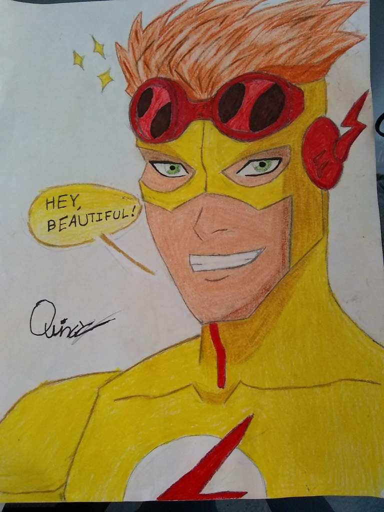 768x1024 My Kid Flash Drawing Dc Universe Amino - Kid Flash Drawing
