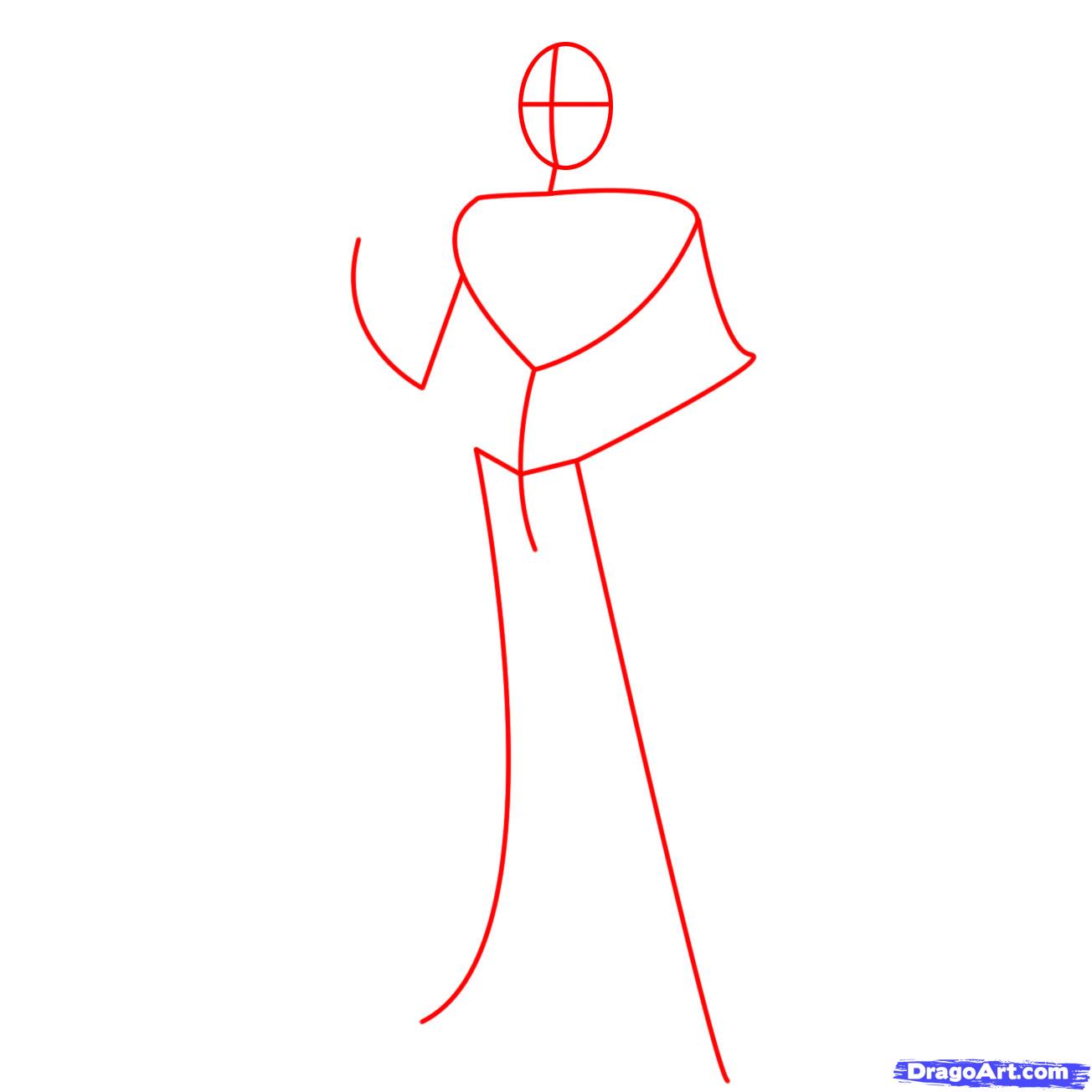 1304x1304 Step How To Draw Kid Flash - Kid Flash Drawing