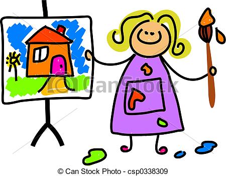 450x350 Painting Drawing For Kids At Getdrawings Free For Personal Use - Kid Painting Drawing
