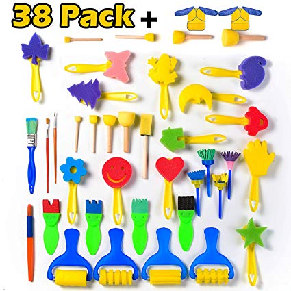 425x425 Pack Kids Art Craft Early Learning Mini Flower - Kid Painting Drawing