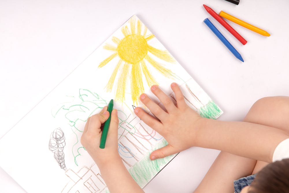 1000x667 Kids Drawing, Pencil, Sketch, Colorful, Realistic Art Images - Kid Pics Drawing