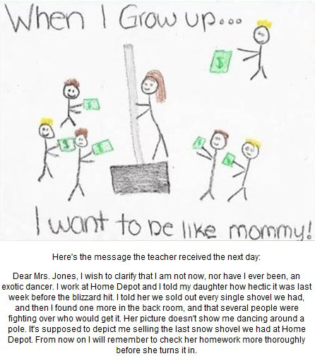 446x511 that's just a shovel teacher, promise - Kid Pics Drawing