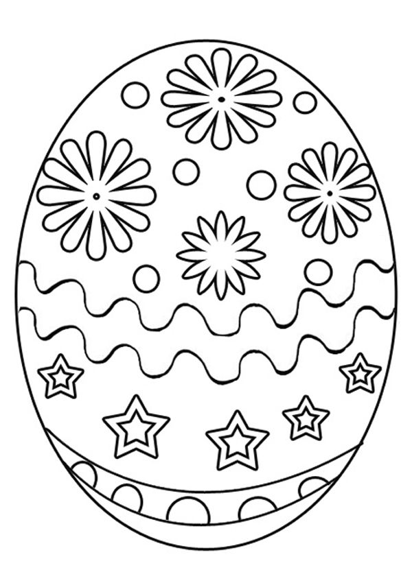 600x850 Kid Coloring Pages Online Free Easter Egg Colouring - Kid Pix Online Drawing Free