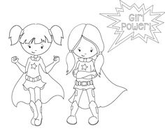 236x188 Free Printable Superhero Coloring Sheets For Kids Summer Camp - Kid Superhero Drawing