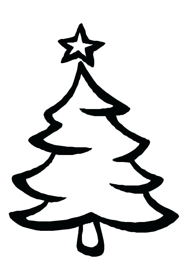 600x903 Christmas Tree Drawing For Coloring Collection Of Coloring Pages - Kids Christmas Tree Drawing