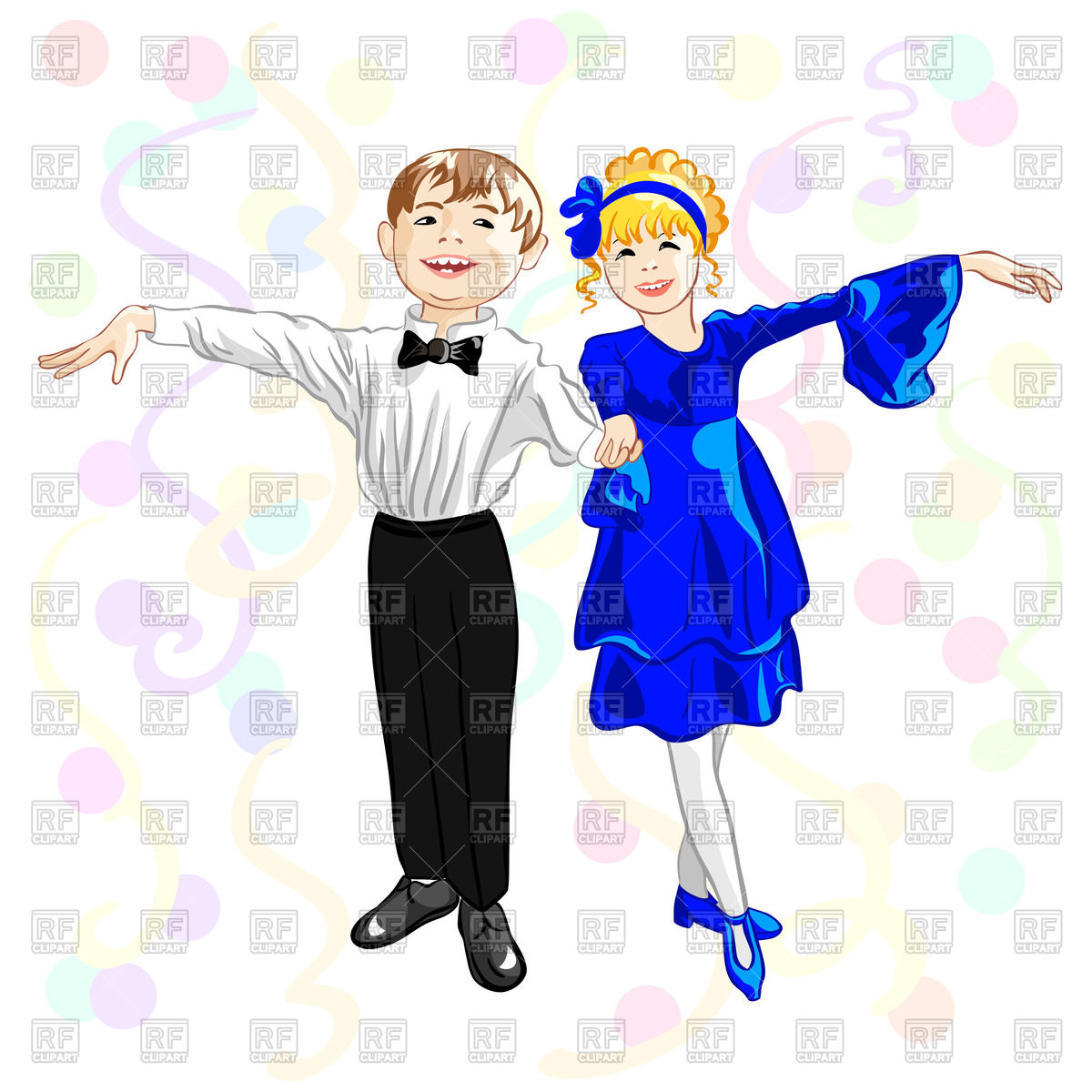1200x1200 kids dancers - Kids Dancing Drawing