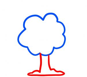 302x268 How To Draw How To Draw Trees For Kids - Kids Drawing Of A Tree