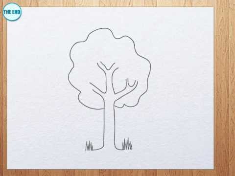 480x360 How To Draw A Tree For Kids - Kids Drawing Of A Tree