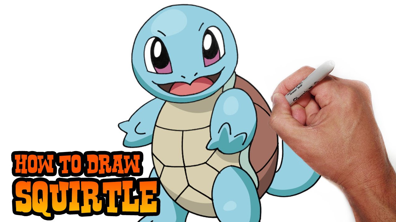 1280x720 How To Draw Squirtle Pokemon - Kids Drawing Pokemon