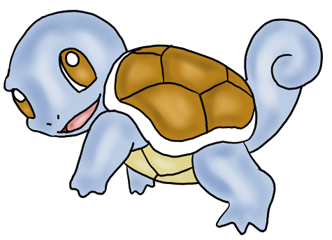 475x343 How To Draw Squirtle From Pokemon For Kids Step - Kids Drawing Pokemon