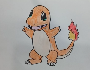 300x235 How To Draw Charmander From Pokemon - Kids Drawing Pokemon
