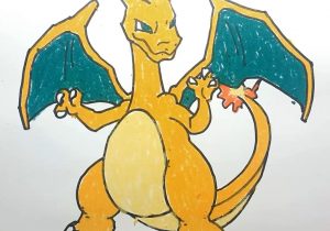 300x210 pokemon drawing for kids and how to draw charmeleon pokemon - Kids Drawing Pokemon