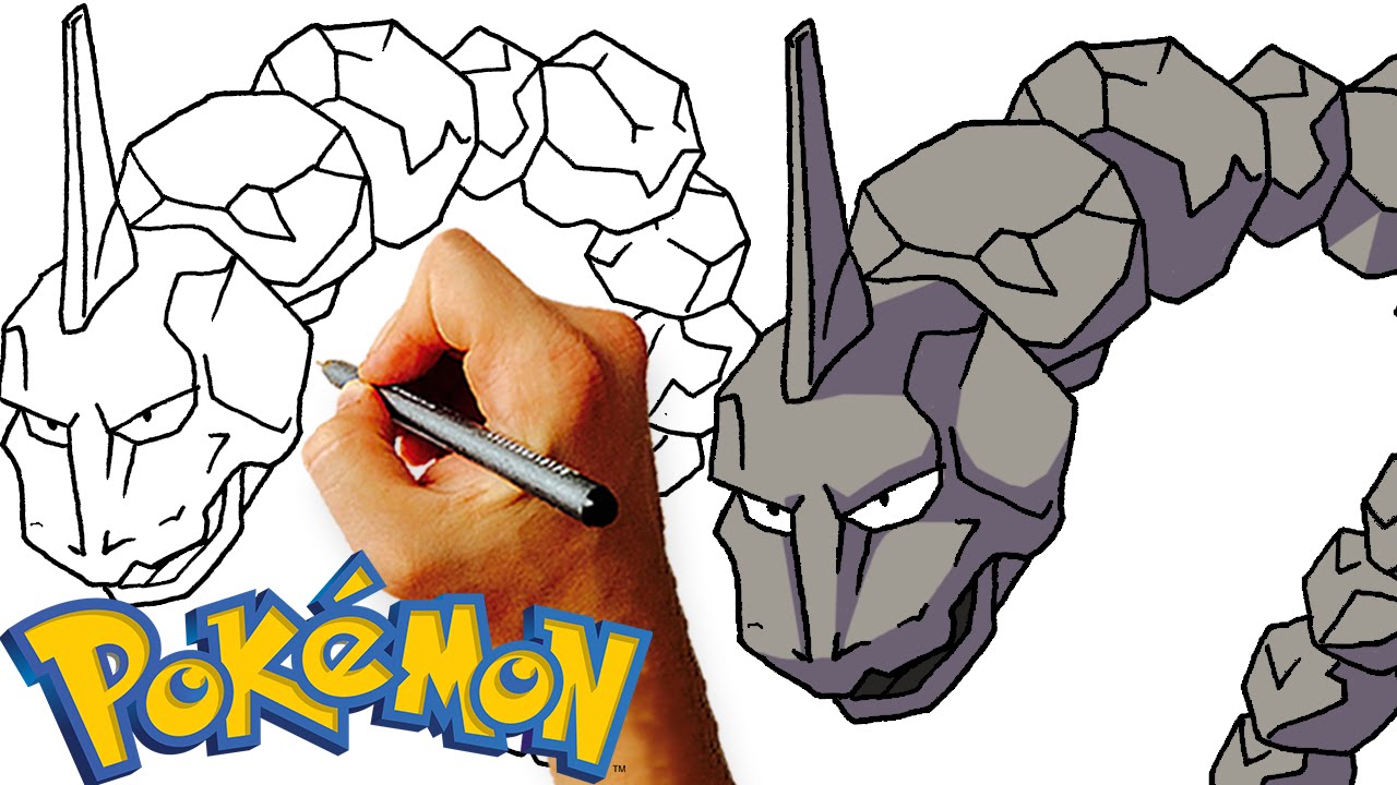 1280x720 How To Draw Onix - Kids Drawing Pokemon