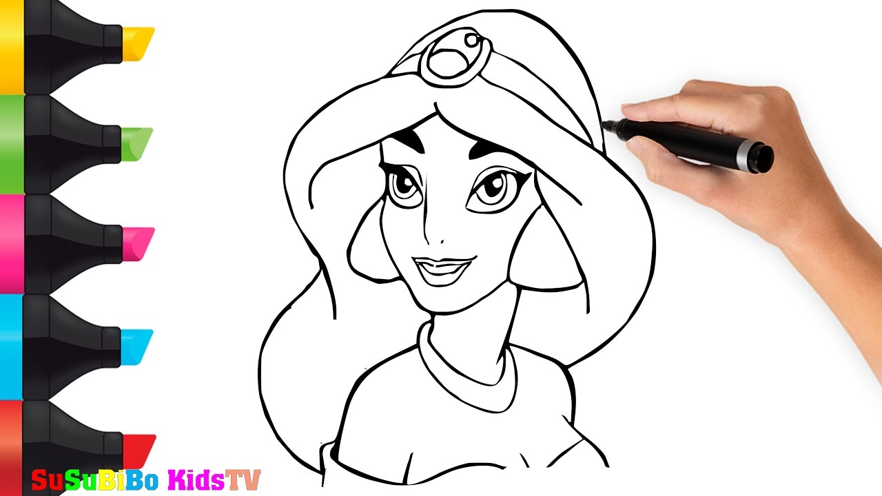 1280x720 Awesome Cartoon Princess Drawing Photos - Kids Drawing Princess
