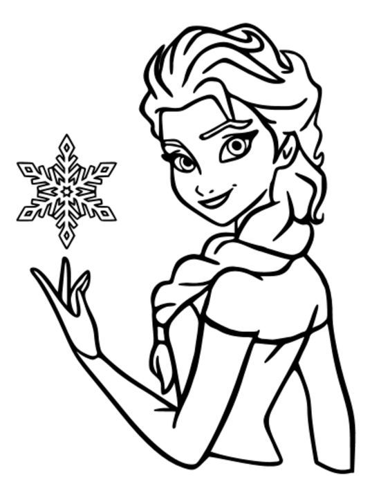 564x716 Winter Princess Kids Coloring Pages - Kids Drawing Princess