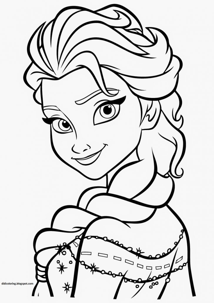 728x1030 Printable Princess Coloring Pages For Kids Printable Coloring - Kids Drawing Princess
