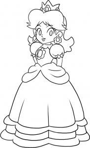 183x302 How To Draw Princess Daisy Step Juliana's Story Ideas - Kids Drawing Princess