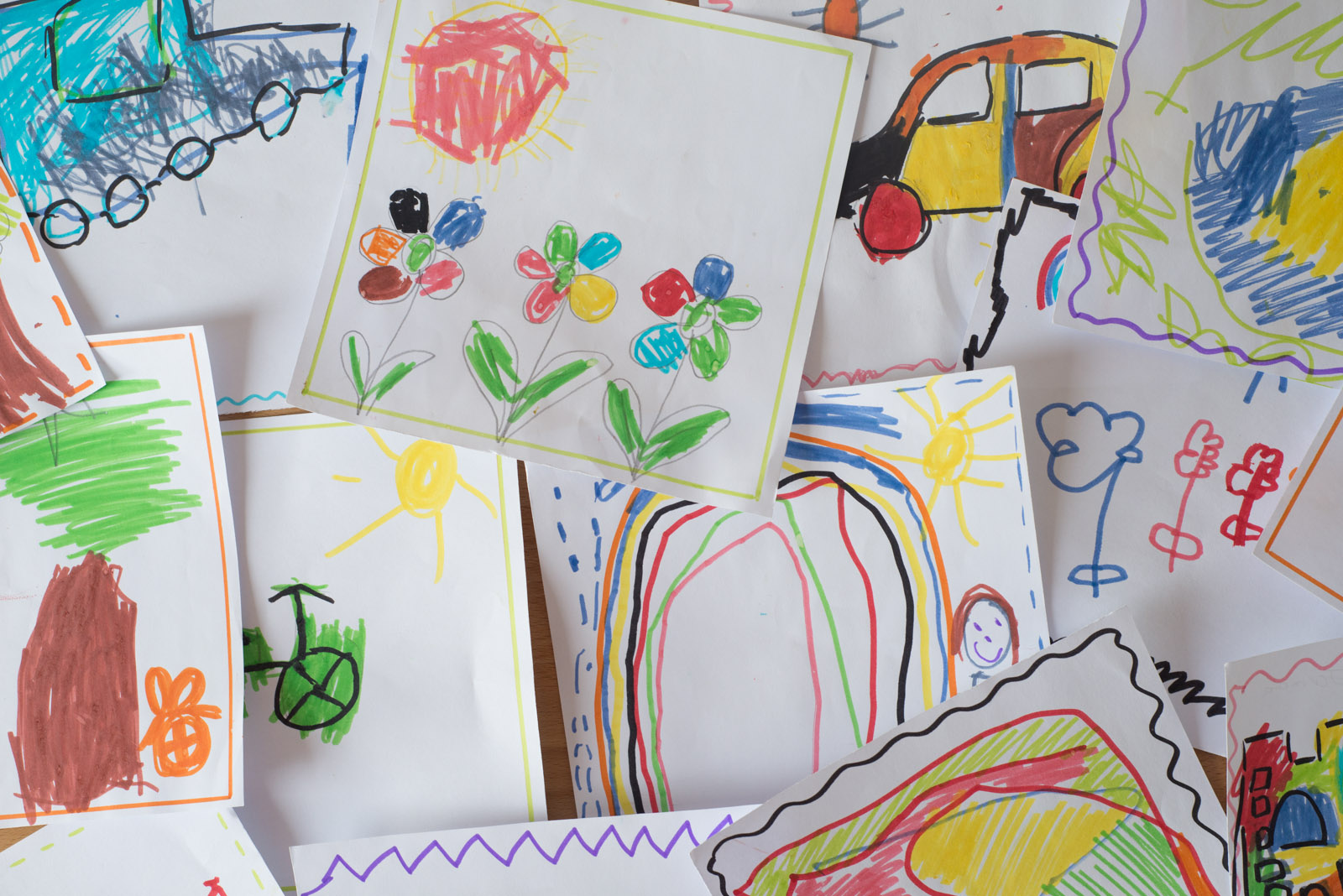 1600x1068 How To Print Children's Drawings On To Fabric - Kids Drawing Print