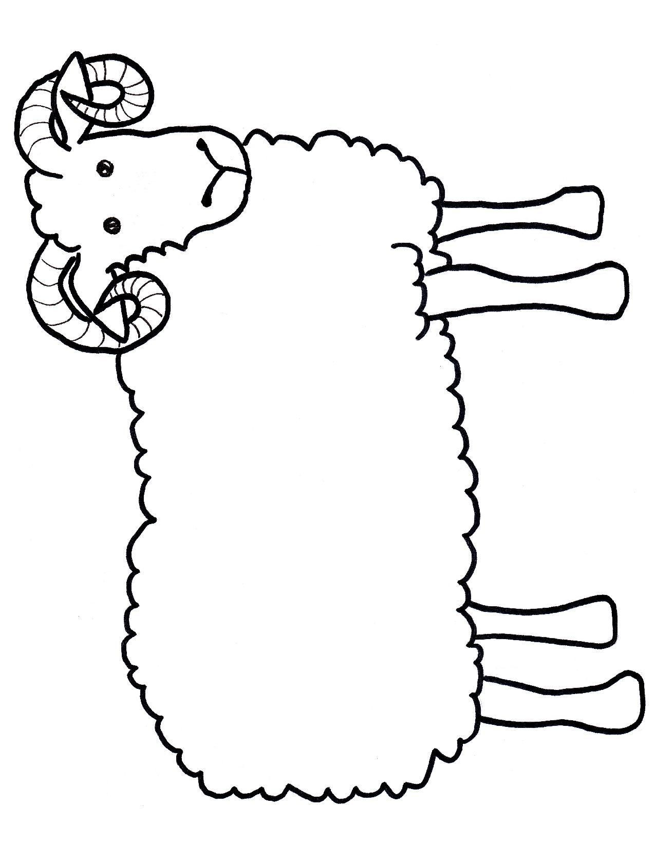 1275x1650 Drawing Template For Kids And Chinese Ram Kids Drawing - Kids Drawing Template