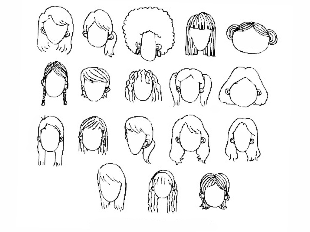 1024x768 Face Drawing Art Ideas - Kids Face Drawing