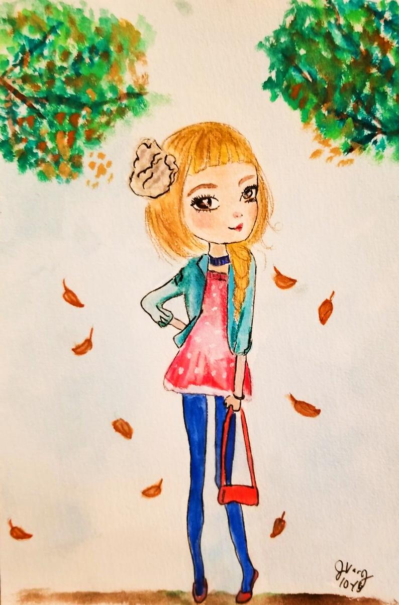 794x1204 Artwork For Kids Fashion Painting Fashion Illustration Etsy - Kids Fashion Drawing