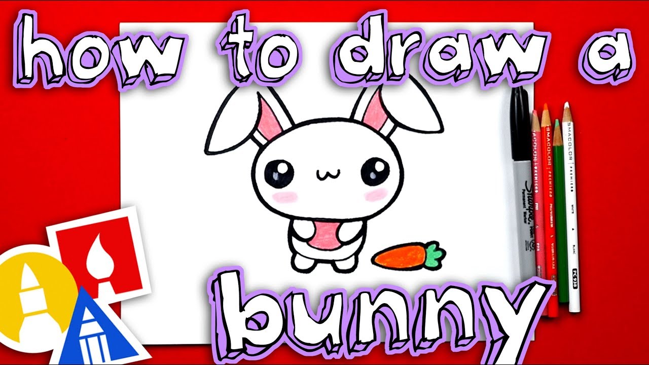 1280x720 how to draw the cutest easter bunny - Kids Hub Drawing